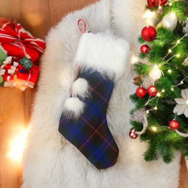 Fraser Ancient Hunting Tartan Christmas Stocking - image 1