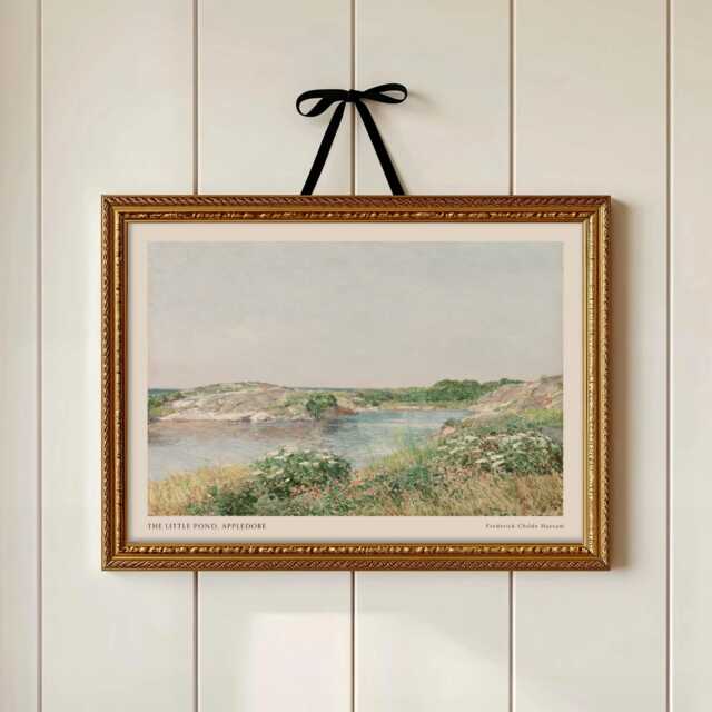 The Little Pond Appledore Print - Frederick Childe Hassam Fine Art Landscape Impressionist Seaside Wall - image 1