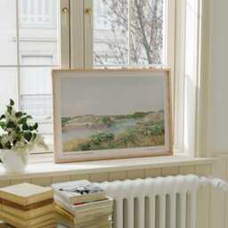 The Little Pond Appledore Print - Frederick Childe Hassam Fine Art Landscape Impressionist Seaside Wall - thumbnail 2