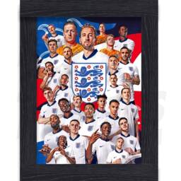 England Men's Football Team Squad 24/25 Player Montage Poster - Officially Licensed Product - thumbnail 2