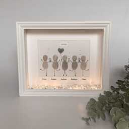 Special Birthday Friendship Group Pebble Art Personalised Picture Frame For Friends 40Th 50Th 60Th 70Th Gift Her Big - thumbnail 2