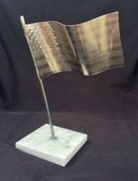 Stainless Steel American Flag - thumbnail 1