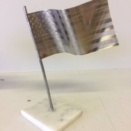 Stainless Steel American Flag - thumbnail 3