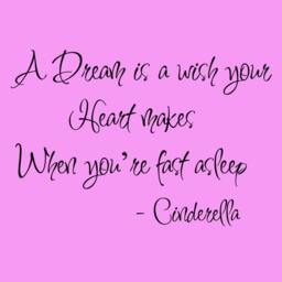 Cinderella Dream Quote Vinyl Wall Decal - Nursery Decor - thumbnail 3