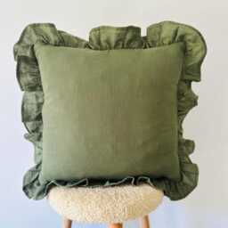 Soft Muslin Gauze Pillowcase, Handmade Cotton Pillow Cover - Custom Options Available - thumbnail 2