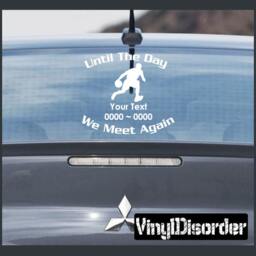 Basketball 01 in Loving Memory Custom Car Or Wall Vinyl Decal Stickers - Ilmbasketball01Et - thumbnail 1