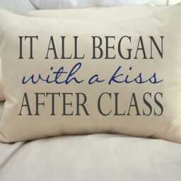 Gift For Him, Cotton Anniversary, 2nd Personalized Couples Pillow, Christmas Idea, Trending Now - thumbnail 2