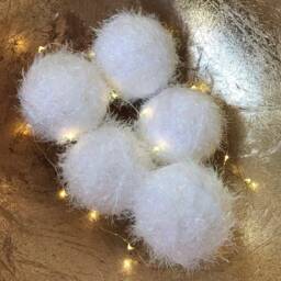 Snowball Decorations For Home Decor, Snowball Bowl Filler, Christmas Table, Ornaments, Table Decoration - thumbnail 3
