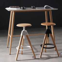 Bar Stool/Chair Adjustable Dining Table - thumbnail 2