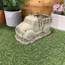 stone Garden American Truck Lorry Planter Plant Pot Detailed Concrete Ornament - thumbnail 3