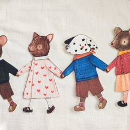 Animal Paper Garland Handmade Party & Nursery Decoration - thumbnail 2