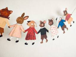 Animal Paper Garland Handmade Party & Nursery Decoration - thumbnail 1