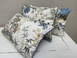 "Hand Made Cushion & Cover With Zip 16 "" X 12"