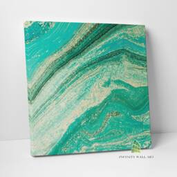 Abstract Marble Square Canvas Art Wall Print Picture Fashion Home Decor - thumbnail 2