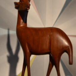 Vintage Wooden Water Figurine, 1970S Style, Retro Design - thumbnail 2