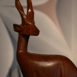 Vintage Wooden Water Figurine, 1970S Style, Retro Design - thumbnail 3