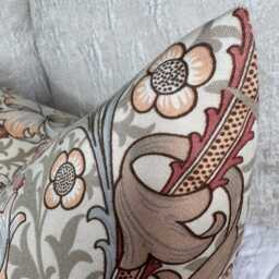 William Morris Cushion Cover/Handmade Double Sided Pillow Sham Cotton Blend Floral Decorative Case - thumbnail 3