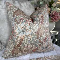 William Morris Cushion Cover/Handmade Double Sided Pillow Sham Cotton Blend Floral Decorative Case - thumbnail 1