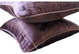 "Velvet Plum Purple Sofa Pillow 16""x16" - thumbnail 2