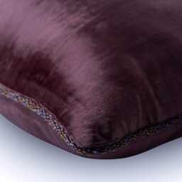 "Velvet Plum Purple Sofa Pillow 16""x16" - thumbnail 3