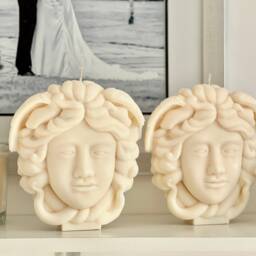 Medusa Candle - Greek Sculpture Nordic Candles - thumbnail 3