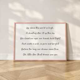 Oh Little Star Ivf Nursery Print - Rainbow Baby Quote, Made With Love & Science Print, We Dreamed Of You Quote - thumbnail 1