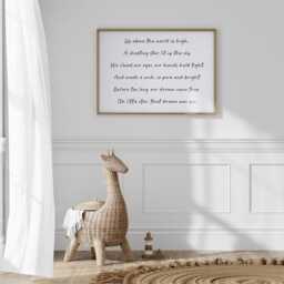 Oh Little Star Ivf Nursery Print - Rainbow Baby Quote, Made With Love & Science Print, We Dreamed Of You Quote - thumbnail 3