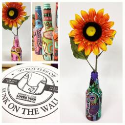 Bottle No. 34 - Original Mixed Media Illustration On Beer - thumbnail 4
