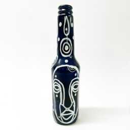 Bottle No. 34 - Original Mixed Media Illustration On Beer - thumbnail 3