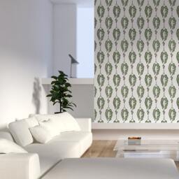 Plants Wall Stencil Bessie Allover For Easy Diy Wallpaper Decor - thumbnail 1