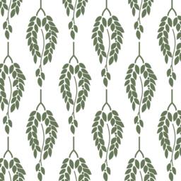 Plants Wall Stencil Bessie Allover For Easy Diy Wallpaper Decor - thumbnail 2