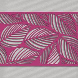 3D Stylish Wood Wall Art Decor, Leaves Design, Openwork Ornament Picture, Living Room, Wooden Panel, Gift Idea - thumbnail 3