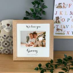 "Personalised Photo Frame For Grandparents ""We/I Love You" - thumbnail 1