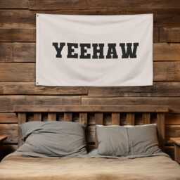Yeehaw Boho Fabric Banner, Western Banner For Cowgirl Party, Bachelorette, Rodeo Birthday, Bohemian Wall Decor, Rustic Sign - thumbnail 3