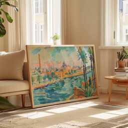 Baghdad Travel Poster Iraq Wall Art, Middle East Decor - thumbnail 2