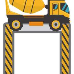 Cement Mixer Light Switch Surround Sticker Construction Vehicle Marking Child Decal Wall Art Vinyl Kids Boys Girl Bedroom Room Decor - thumbnail 2