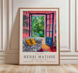 Henri Matisse Abstract Poster, Decor, Floral Wall Art, Boho Botanical Prints, Print, Bedroom Decor - thumbnail 1
