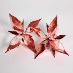 Handmade Copper Star Ornament - 16 Oz Solid Christmas Decoration, Rustic Tree Decor, Eco-Friendly Holiday Gift, Unique Metal - thumbnail 2
