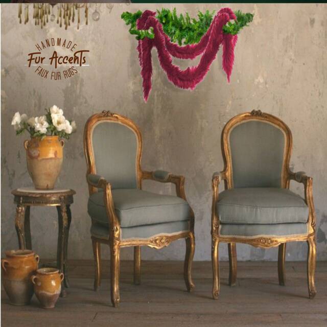 All I Want Fur Christmas - Soft Premium Faux Garland Swag Fireplace Mantles Trees Bannister's Holiday Decor - image 1