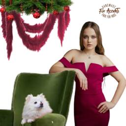 All I Want Fur Christmas - Soft Premium Faux Garland Swag Fireplace Mantles Trees Bannister's Holiday Decor - thumbnail 2