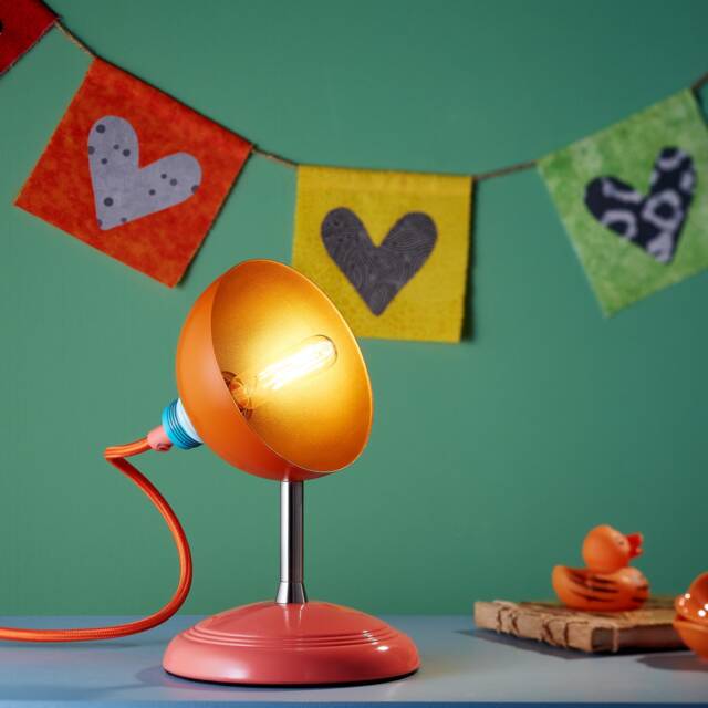 Orange Mini Fiesta Pod Table Lamp - image 1
