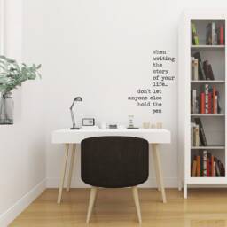 Inspirational Quote Wall Decal, Write Your Story Vinyl Sticker, Motivational Decor - thumbnail 3