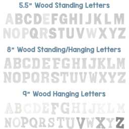 Hand-Painted Nautical Anchor Wood Letter, Coastal Wall Decor - thumbnail 3
