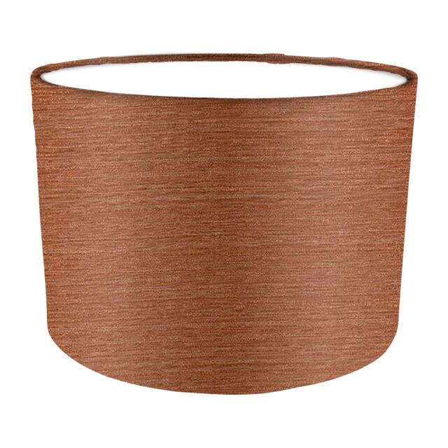 Paprika Fabric Lampshade, Handmade Lampshades, Table Ceiling Lamp Shades, Orange Shade - image 1