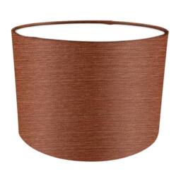 Paprika Fabric Lampshade, Handmade Lampshades, Table Ceiling Lamp Shades, Orange Shade - thumbnail 2