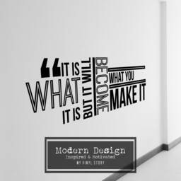 "Inspirational Wall Decal ""It Is What It Is" - thumbnail 2