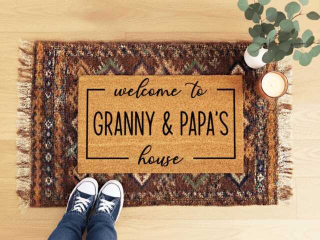 Custom Welcome Mat - Home Entrance Decor - image 1
