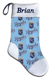 Personalized Mlb Kc Kansas City Royals Baseball Christmas Stocking Embroidered