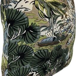 Thibaut Pagoda Trees Sojourn Collection Brown & Green Cushion Cover Pillow Double Sided - thumbnail 3