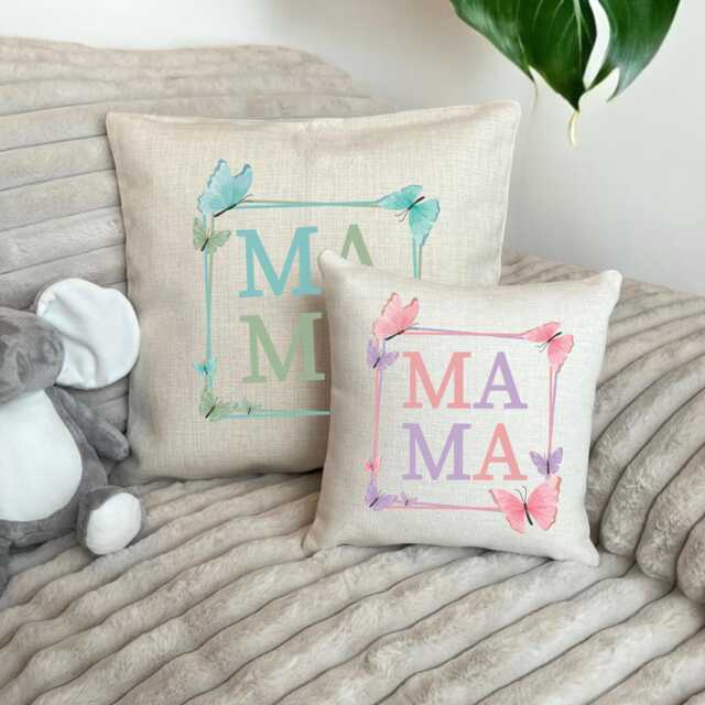 Personalised Pillow - Mothers Day Gift For Mum Nan Flower Cushion Flower Decor Soft Wildflower Mother in Law - image 1
